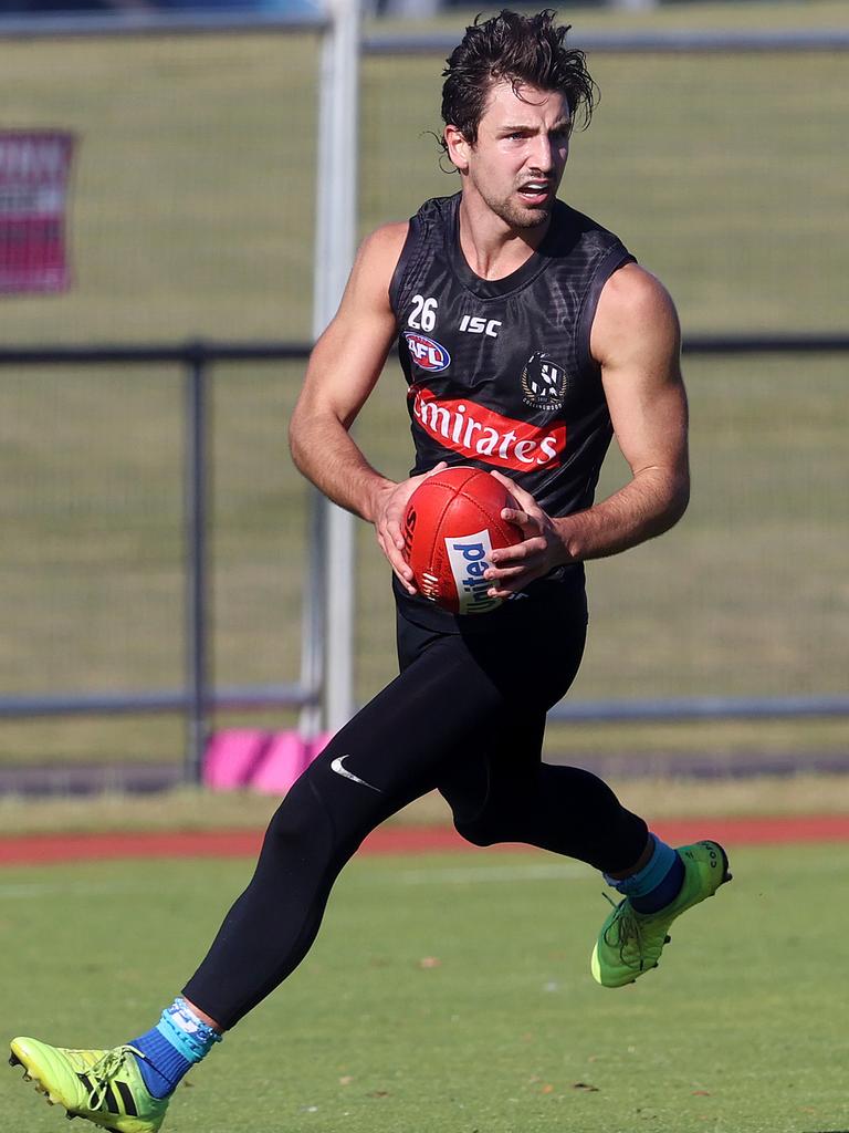 Josh Daicos is turning heads at pre-season training. Picture: Michael Klein