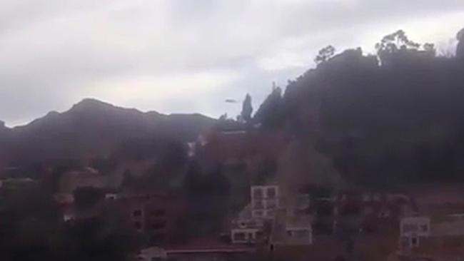 The mysterious object was spotted in Bolivia.