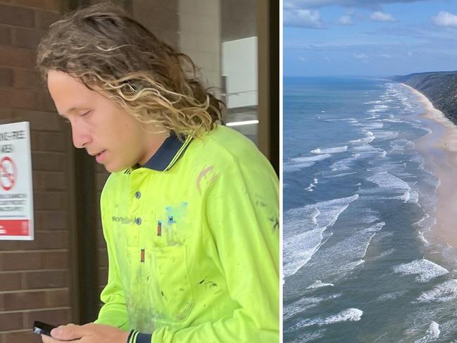 Drunk teen busted hooning in front of cops at notorious beach