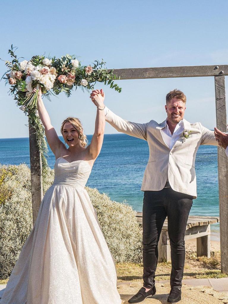 Ruthven and Rawson tied the knot early last year. Picture: Instagram