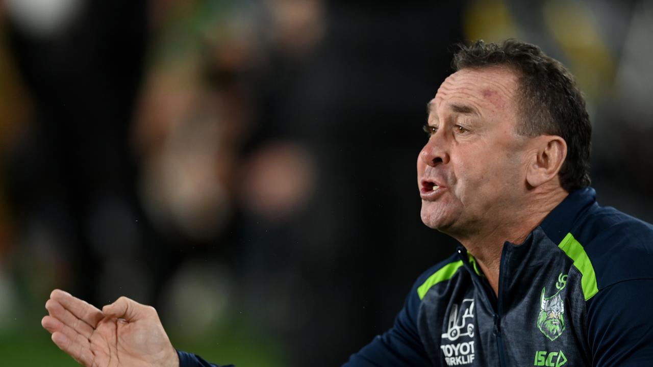 Ricky Stuart was furious after Sunday’s match. Image: NRL PHOTOS