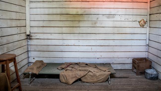 Inside the old jail cell at Old Petrie Town. Photo: Dominika Lis