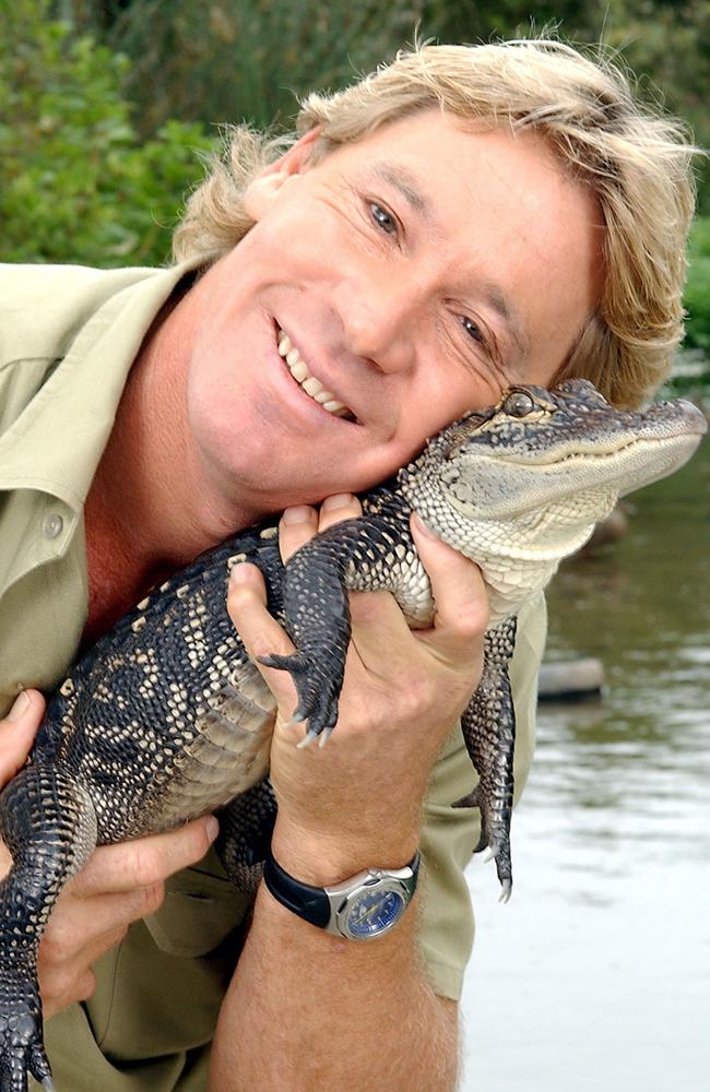 The late Steve Irwin, The Crocodile Hunter. Picture: AFP