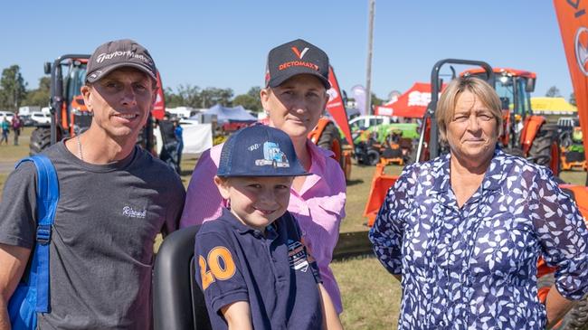 Greg, Marcus, Ann-Maree and Gayle Hayes at the Gympie District Show 2023. Picture: Christine Schindler