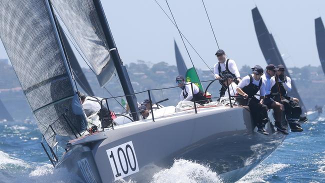 Caro racing to Hobart. She is one of the overall favourites.