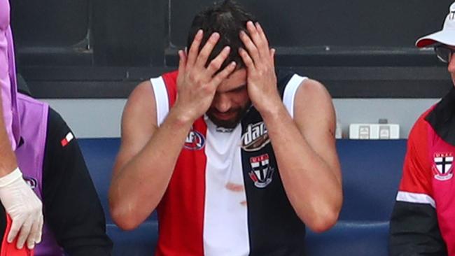 Repeat concussions jeopardised Paddy McCartin’s football career. Picture: Getty Images