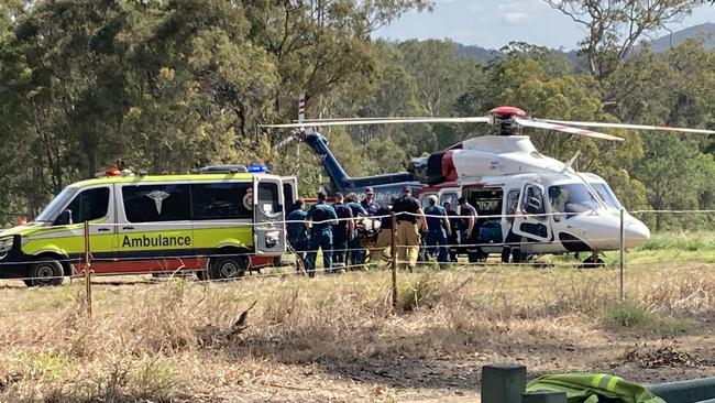 The 55-year-old Nanango man suffered critical injuries in the crash.