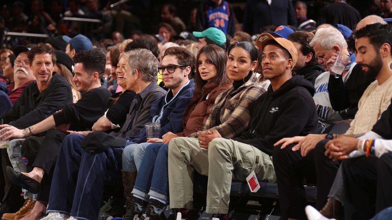 The pair sat between singer Jordin Sparks and actor Ben Stiller. Picture: Getty