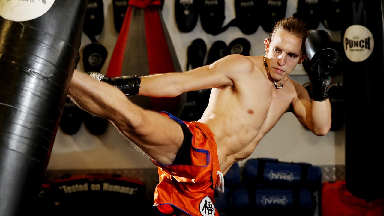 Muay Thai fighter Dirk Cummings. Picture: Stewart McLean