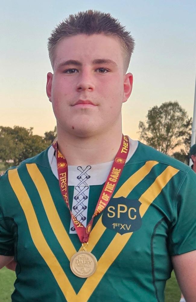 St Patrick's hooker Mitch Wallis.