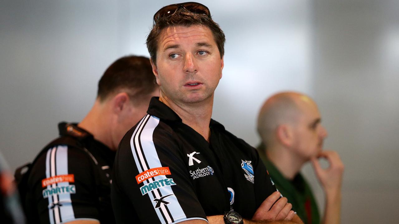 Steve Price is returning to the Sharks to join Craig Fitzgibbon’s coaching staff. Picture: Jonathan Ng