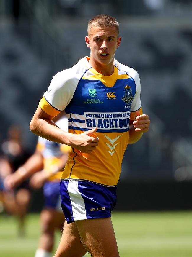 Jakob Arther playing for Pats Blacktown. Picture: Toby Zerna