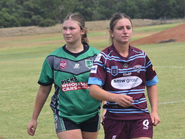 Faces of the CQ Capras under-17 and under-19 girls open trials at St Brendan's College, Yeppoon, on November 16, 2024.