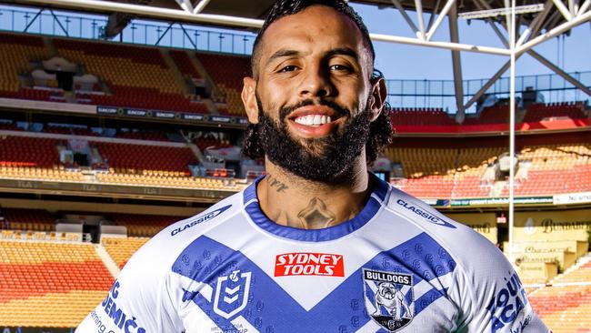 Suncorp Stadium NRL Magic Round 2023 - Kayo.Bulldogs - Josh Addo-Carr.Picture: Nigel Hallett