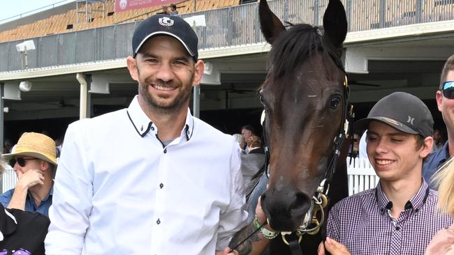 Trainer Damien Batters is daring to dream with his Blue Diamond hopeful Party For Two. Pic: Grant Peters, Trackside Photography