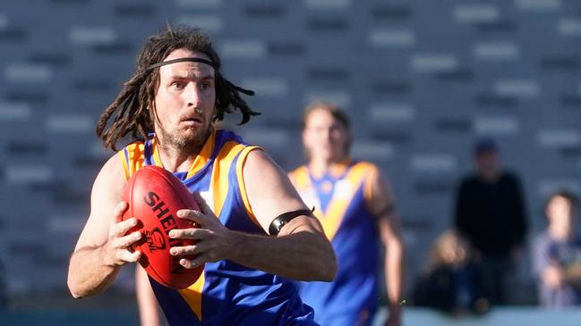 SFNL Division 1 grand final: Cranbourne v Cheltenham at RSEA Park. Cranbourne player 17 Ryan Jones . Picture: Valeriu Campan