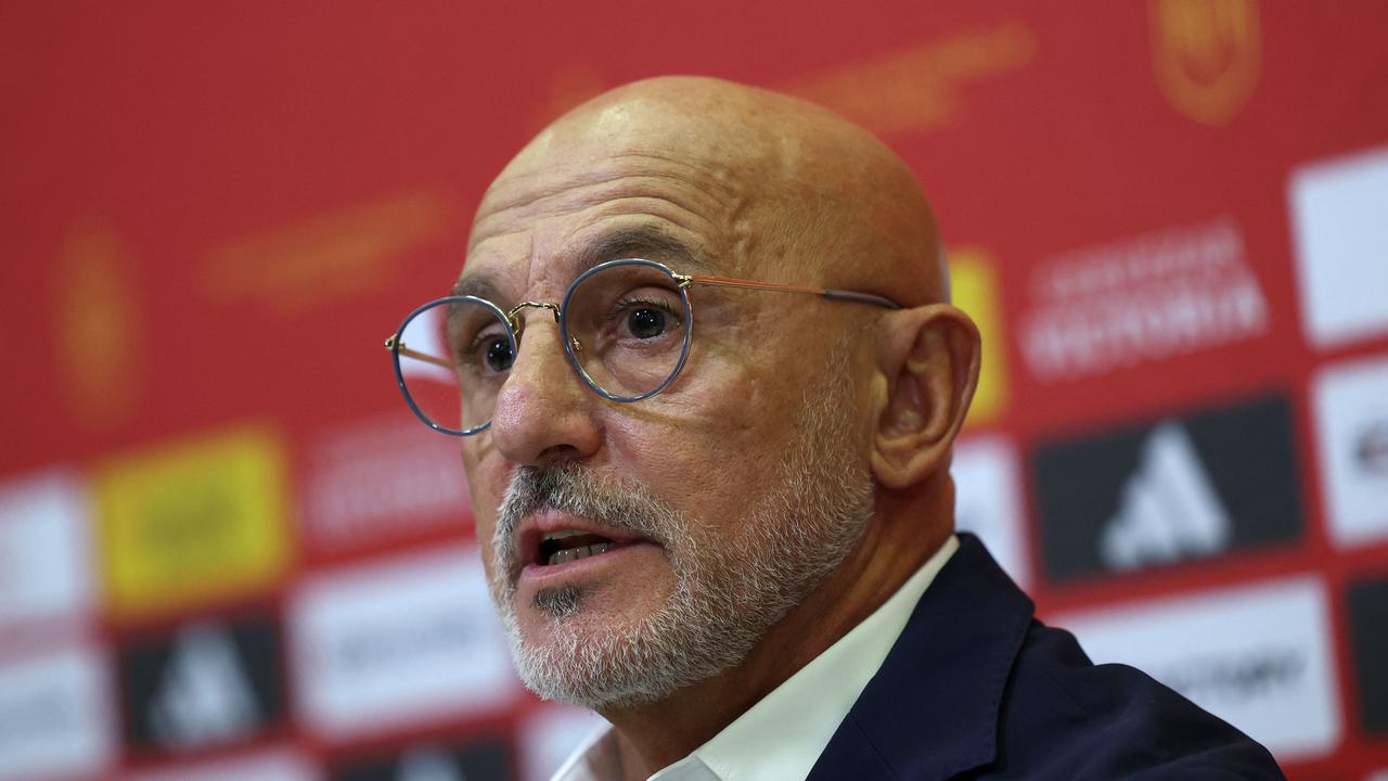 Spain's men’s coach Luis de la Fuente has apologised. (Photo by Pierre-Philippe MARCOU / AFP)