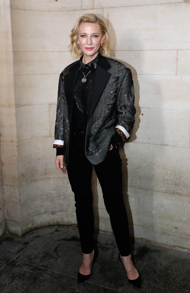 Cate Blanchett attends Louis Vuitton show in Paris | Daily Telegraph