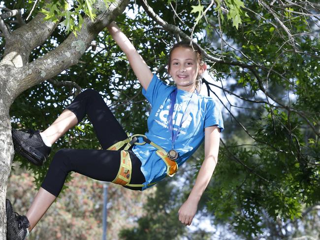 Chloe finished ninth at the 2018 Australian rock climbing championships after only picking up the sport this year.