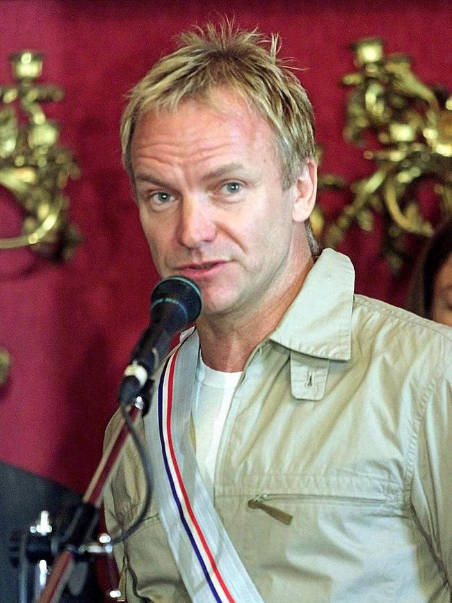 British singer Sting was performed in Ireland with his band The Police in 2007