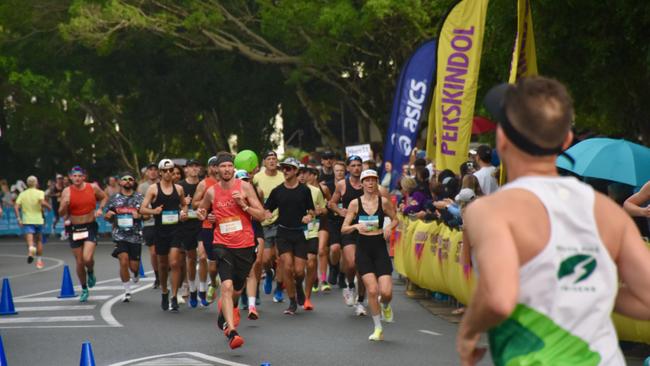 Some of the magic moments and action from the ASICS Runaway Noosa Marathon. Photo: Mark Furler