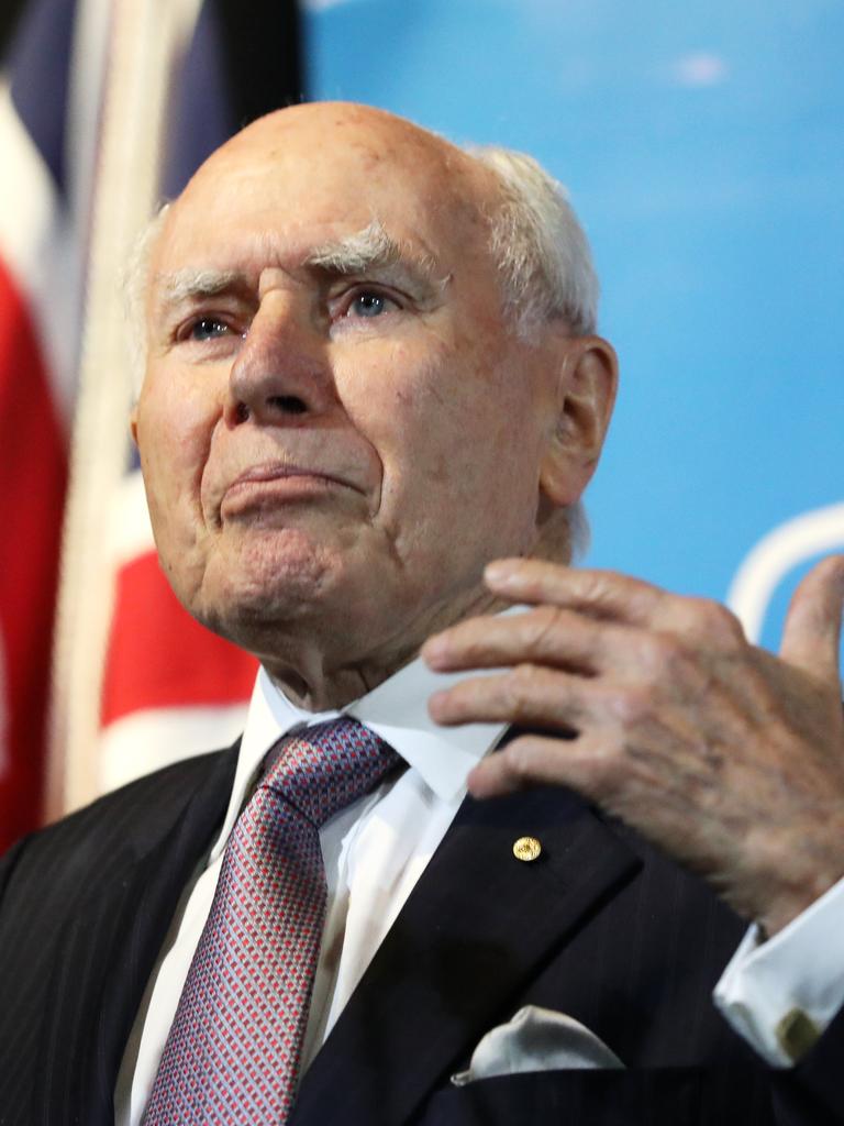 Former Prime Minister John Howard. Picture: Jane Dempster/The Australian