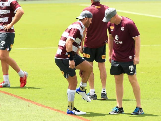 Brenko Lee was forced out an hour before kick off.