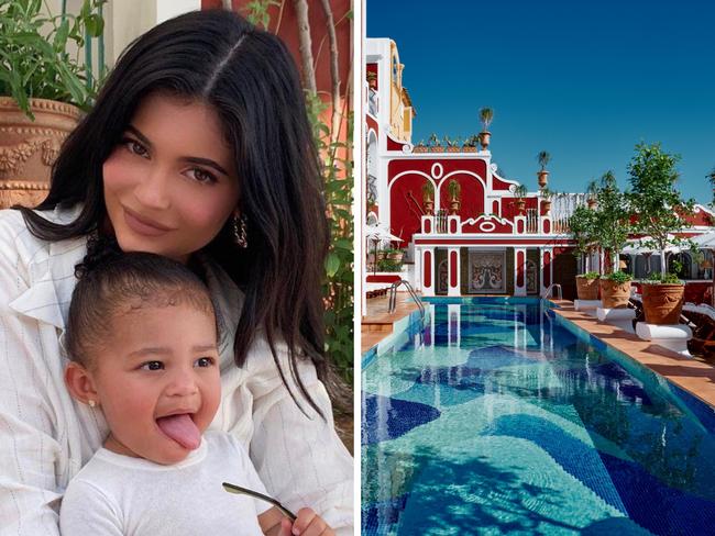 Kylie Jenner stayed at Le Sirenuse in 2019.