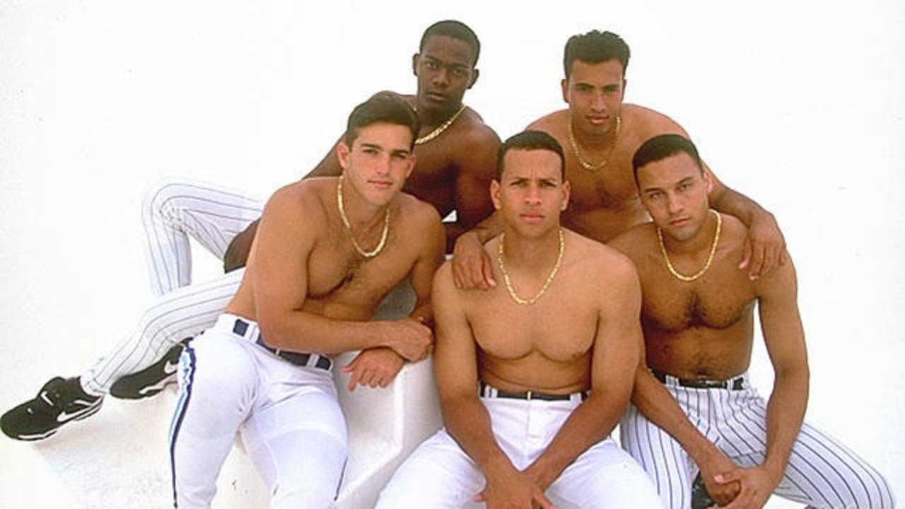 Mlb Derek Jeter Shirtless Snap Alex Rodriguez New York Yankees News Com Au Australia