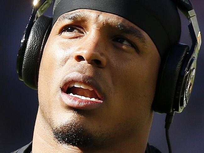 SANTA CLARA, CA - FEBRUARY 07: Cam Newton #1 of the Carolina Panthers warms up prior to Super Bowl 50 against the Denver Broncos at Levi's Stadium on February 7, 2016 in Santa Clara, California. Ezra Shaw/Getty Images/AFP == FOR NEWSPAPERS, INTERNET, TELCOS & TELEVISION USE ONLY ==