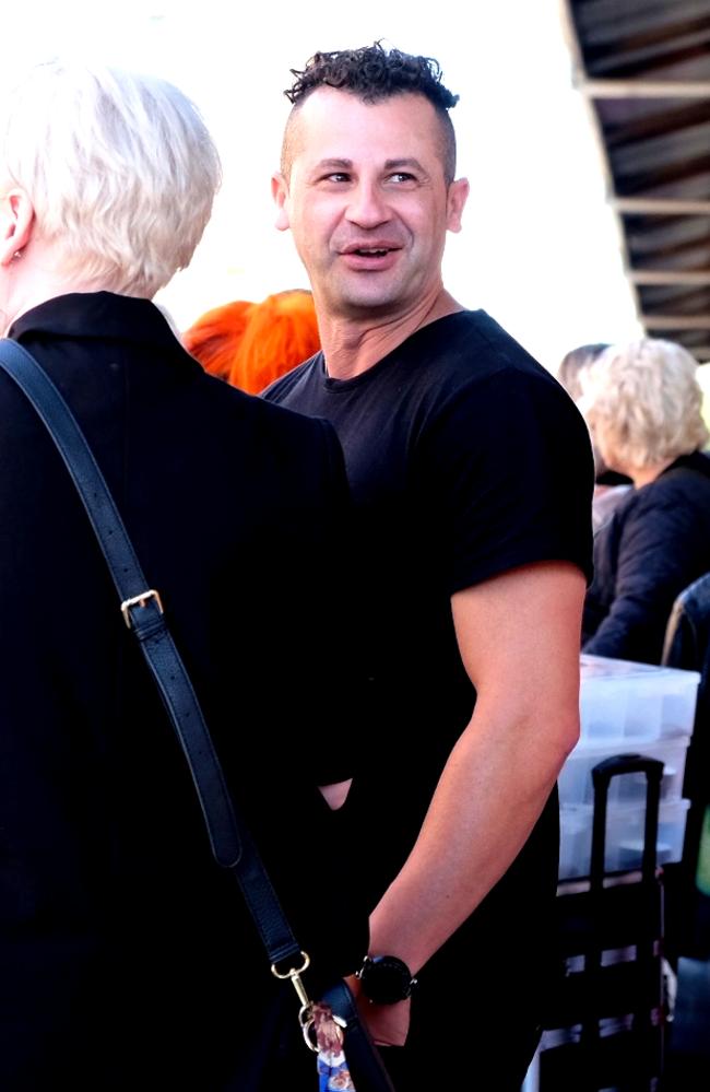 Anthony Koletti at Australian Fashion Week. Picture: news.com.au