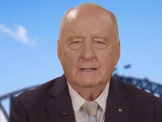 Alan Jones breaks his silence following allegations of sexual misconduct in Nine's newspapers, exclusive video screenshot with Alan Jones.