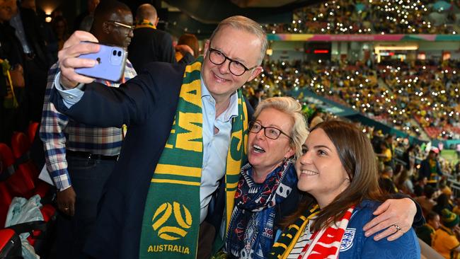 The reaction to Albo’s soccer holiday from many Australians has been decidedly unhumorous Picture: Matt Roberts – FIFA/FIFA via Getty Images