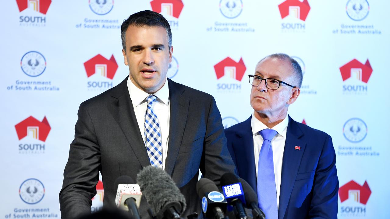 Jay Weatherill stepped aside as Peter Malinauskas became SA’s next Labor leader.