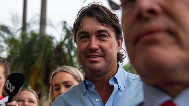 Matt Wright arrives at the Darwin Local Court on Thursday. Picture: Pema Tamang Pakhrin