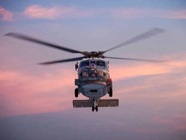 A diplomatic spat flared on Monday when the Department of Defence revealed a Royal Australian Navy MH-60R Seahawk helicopter from the guided missile frigate HMAS Hobart had been forced to take evasive action while operating in the Yellow Sea off the coast of North Korea.