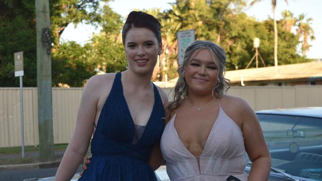 Hannah and Bijou at the Maleny State High School formal on November 16, 2022. Picture: Sam Turner