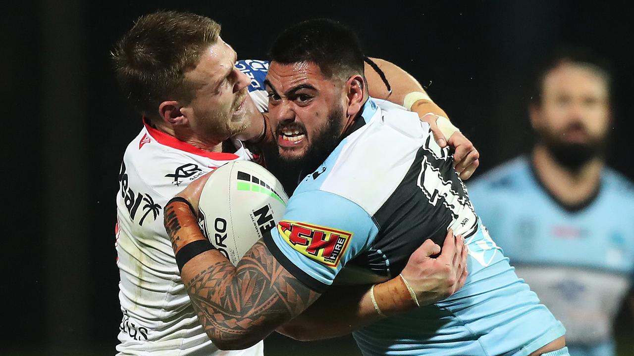 Royce Hunt is primed to add some venom into Cronulla’s pack. Picture: Brett Costello