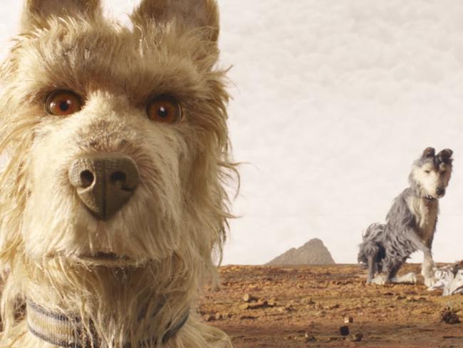 A still from Wes Anderson's new movie Isle of Dogs.