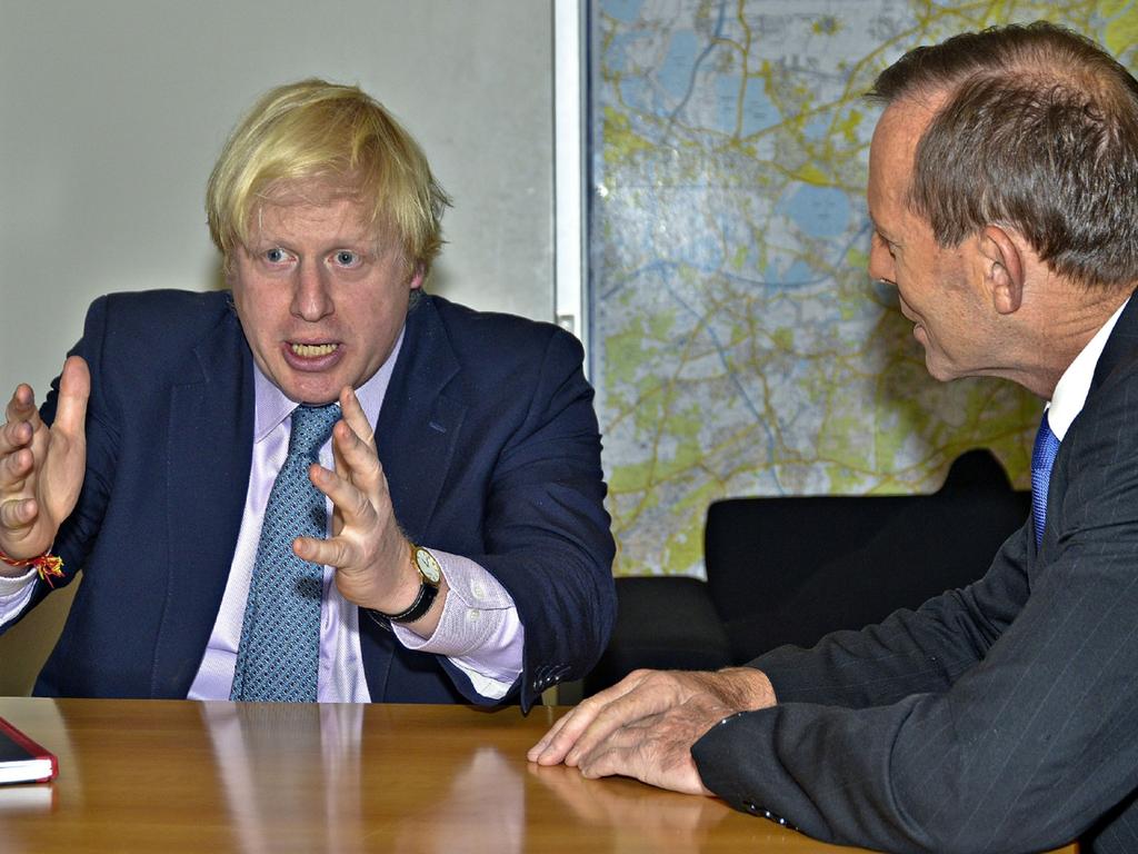 Tony Abbott has said Boris Johnson has been a “great friend to Australia”. Picture: Supplied