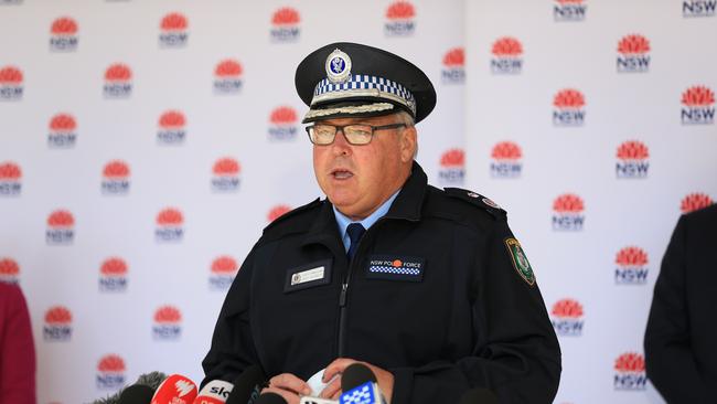 NSW Police Deputy Commissioner Gary Worboys is concerned that three weeks into the lockdown some individuals still aren’t complying. Picture: NCA NewsWire / Christian Gilles