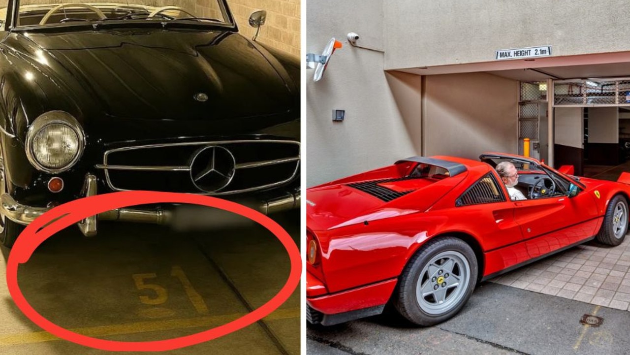 The parking space that many luxury Sydney cars are parked on is often worth more than the actual car.