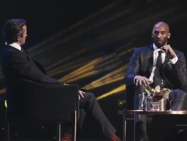 Kobe Bryant in conversation with Hamish McLachlan