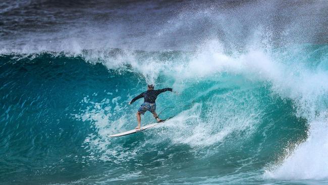 Surf’s up at Snapper Rocks. Picture: NIGEL HALLETT