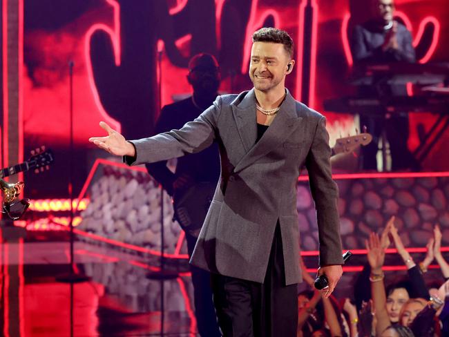 Justin Timberlake performs onstage during the 2024 iHeartRadio Music Awards at Dolby Theatre in Los Angeles, California. (Photo by Kevin Winter/Getty Images for iHeartRadio)