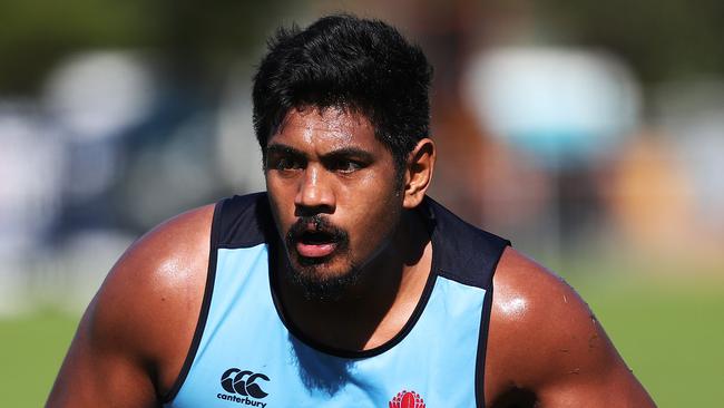 Will Skelton during Waratahs training at Moore Park. Picture. Phil Hillyard