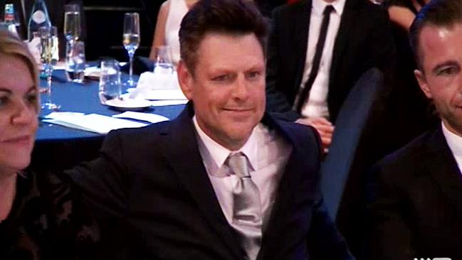 Kennard at the Logies ceremony.