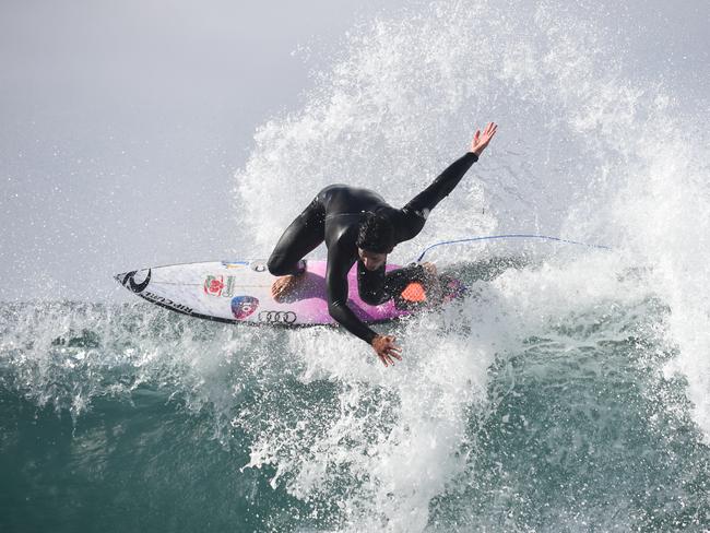 Gabriel Medina voiced his concerns over the sharks sights. Picture: Jason Sammon