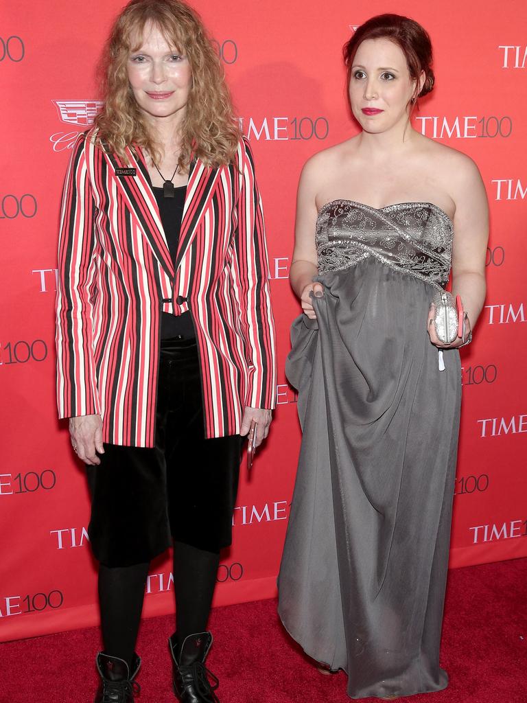 Mia Farrow and Dylan Farrow. Picture: Neilson Barnard/Getty Images North America/AFP