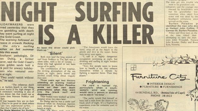 Flashback: Night surfing a killer